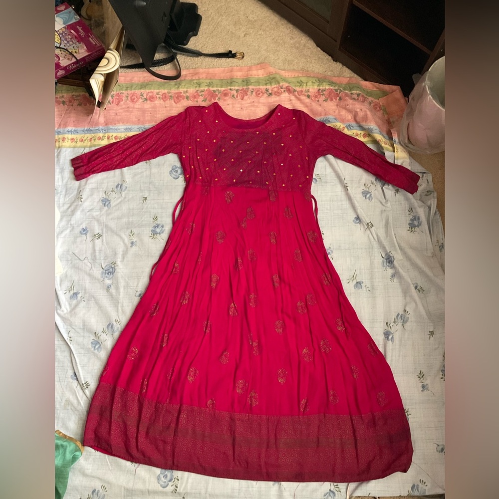 Pink Embellished Salwar